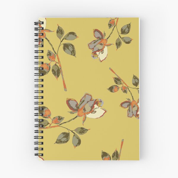 Item preview, Watercolor Tossed Flowers on Gold Background designed and sold by Vintage-Lady65.