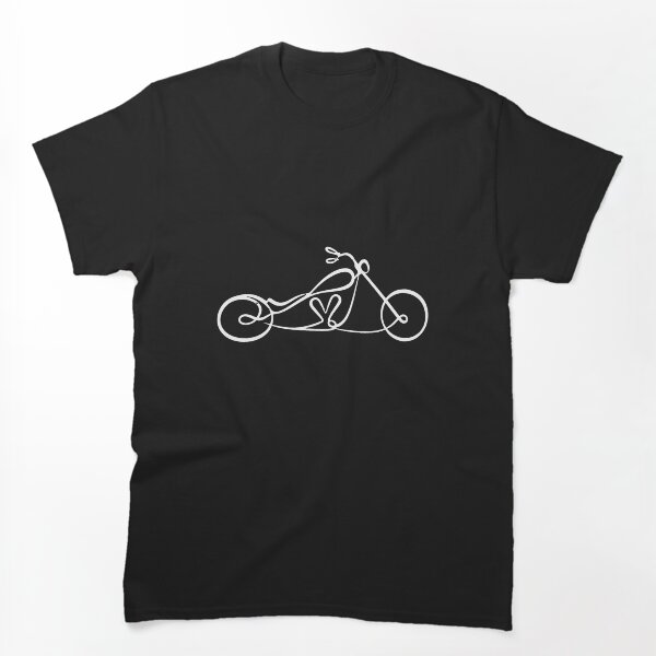 Artikelvorschau, Individuell gestaltetes Cruiser-Bike-Linienkunst-Design entworfen und verkauft von JesterKrewArt.