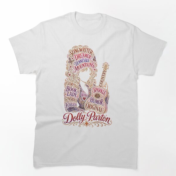 Aperçu de l'œuvre ✨ COLLECTION - L'EFFET DOLLY ✨ - CONSTRUITE À PARTIR DE CHANSONS créée et vendue par WheelieGdArt.