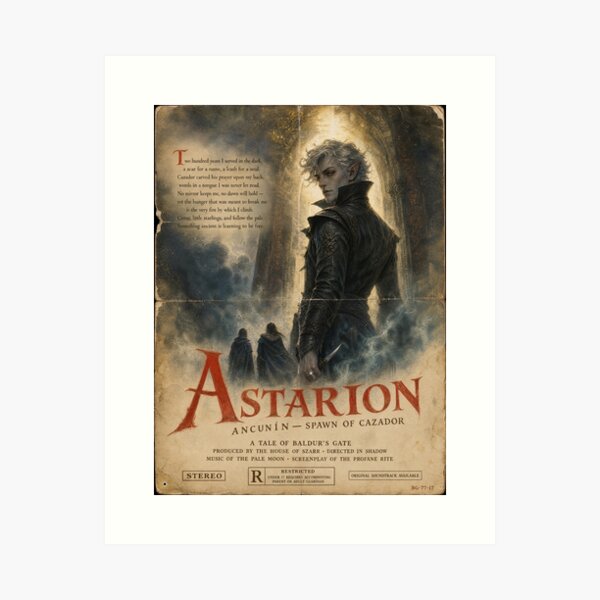 Item preview, Astarion Baldurs Gate 3 Esencial designed and sold by 0verthinkerbell.
