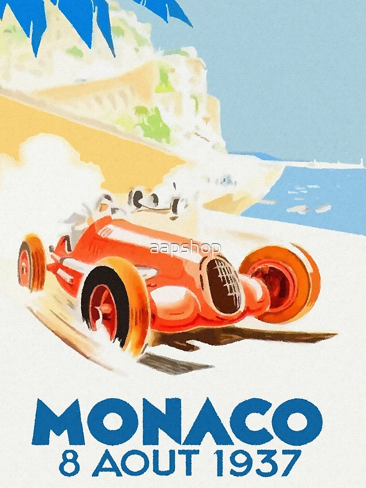 Thumbnail 4 of 4, Graphic T-Shirt, Grand Prix Monaco 1937 designed and sold by aapshop.