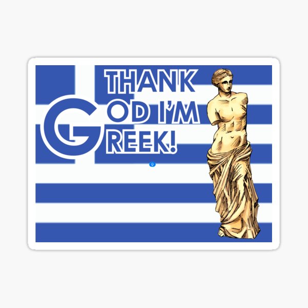 Artikelvorschau, Gott sei Dank bin ich Grieche (Athena-Statue) entworfen und verkauft von REALiTY WiTHiN.