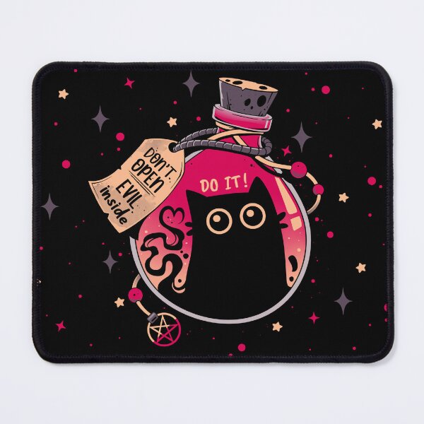 Item preview, Amenaza embotellada - Gato negro malvado designed and sold by Snouleaf.