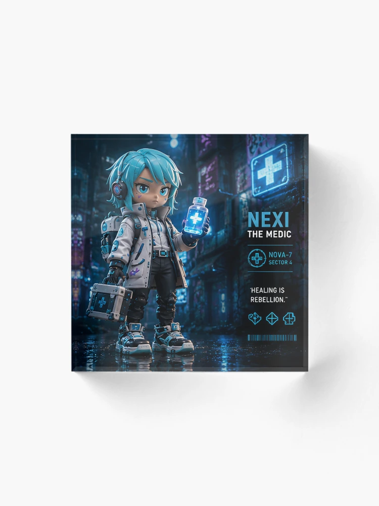 Imagen 1 de 5, Bloque acrílico con la obra Nexi Nova 7, diseñada y vendida por Jehovih.