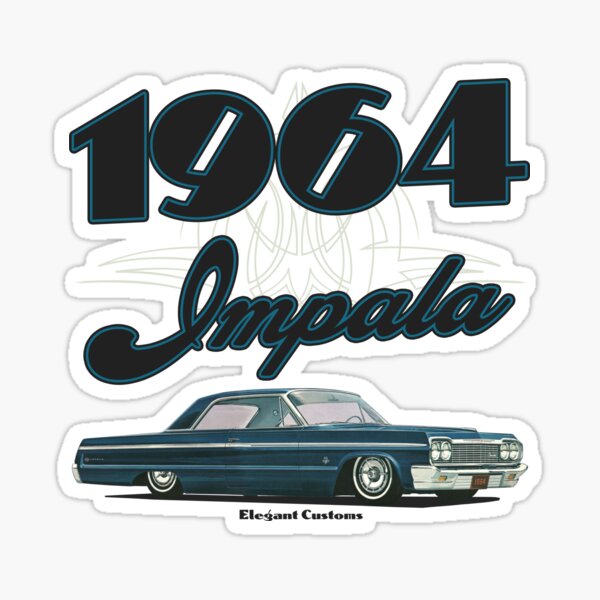 Aperçu de l'œuvre Chevrolet Impala 2.0 de 1964 avec inscription - Lowrider, Kustom, Hot Rod, Muscle Car créée et vendue par Elegant Customs.