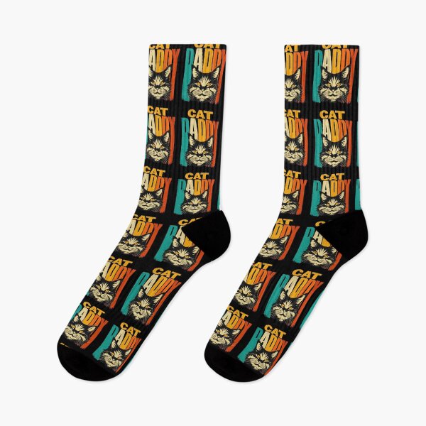 Item preview, Cat Daddy Retro Feline Face Apparel designed and sold by SoyLamderma.