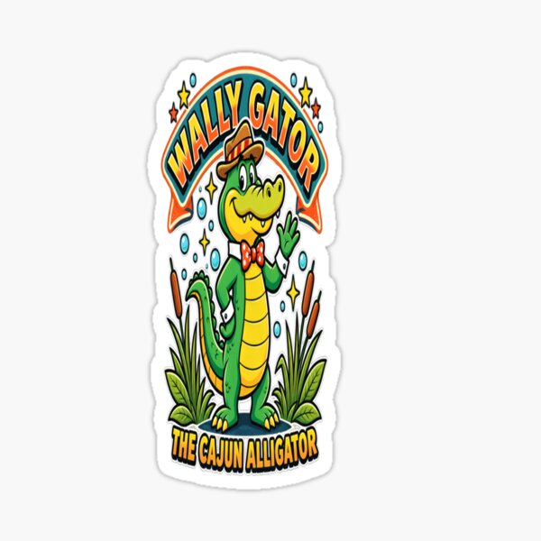 Aperçu de l'œuvre wally gator créée et vendue par CatLovers Studio.