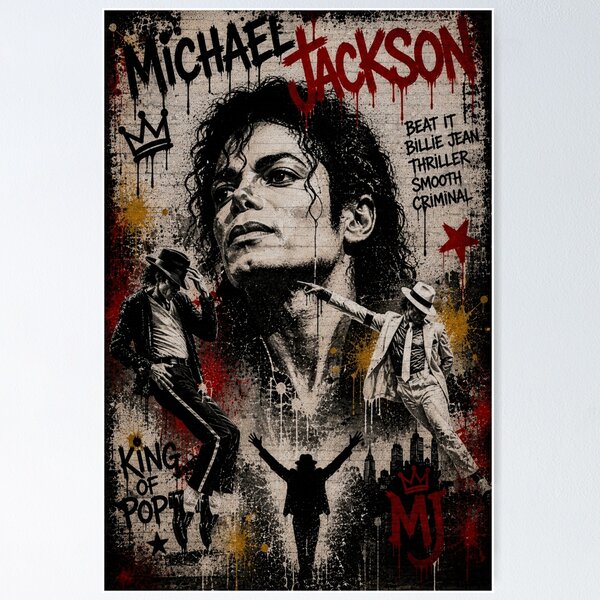 Item preview, Arte callejero de Michael Jackson designed and sold by Shirts And Clothing XXX.