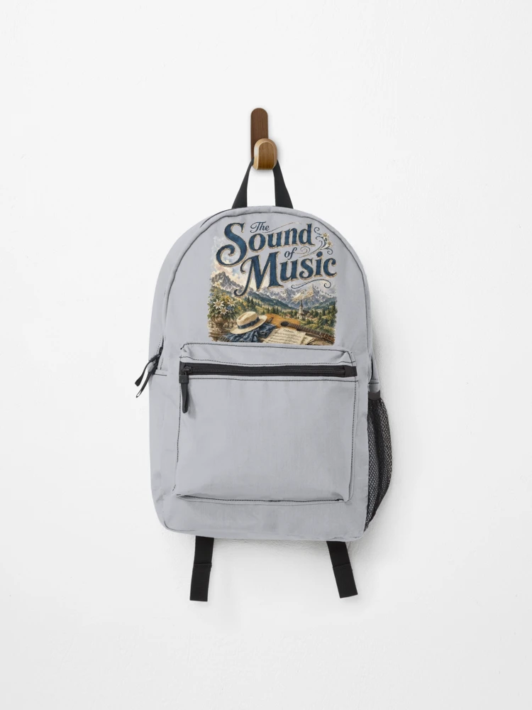 Thumbnail 1 of 3, Backpack, The Sound of Music designed and sold by Lyric Vault - Rock on.