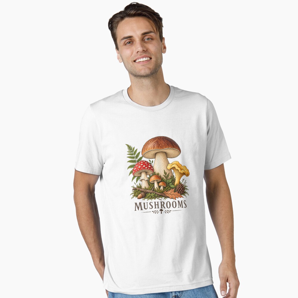 Vista previa del artículo con la obra «Camiseta esencial», diseñado y vendido por Zeewind.