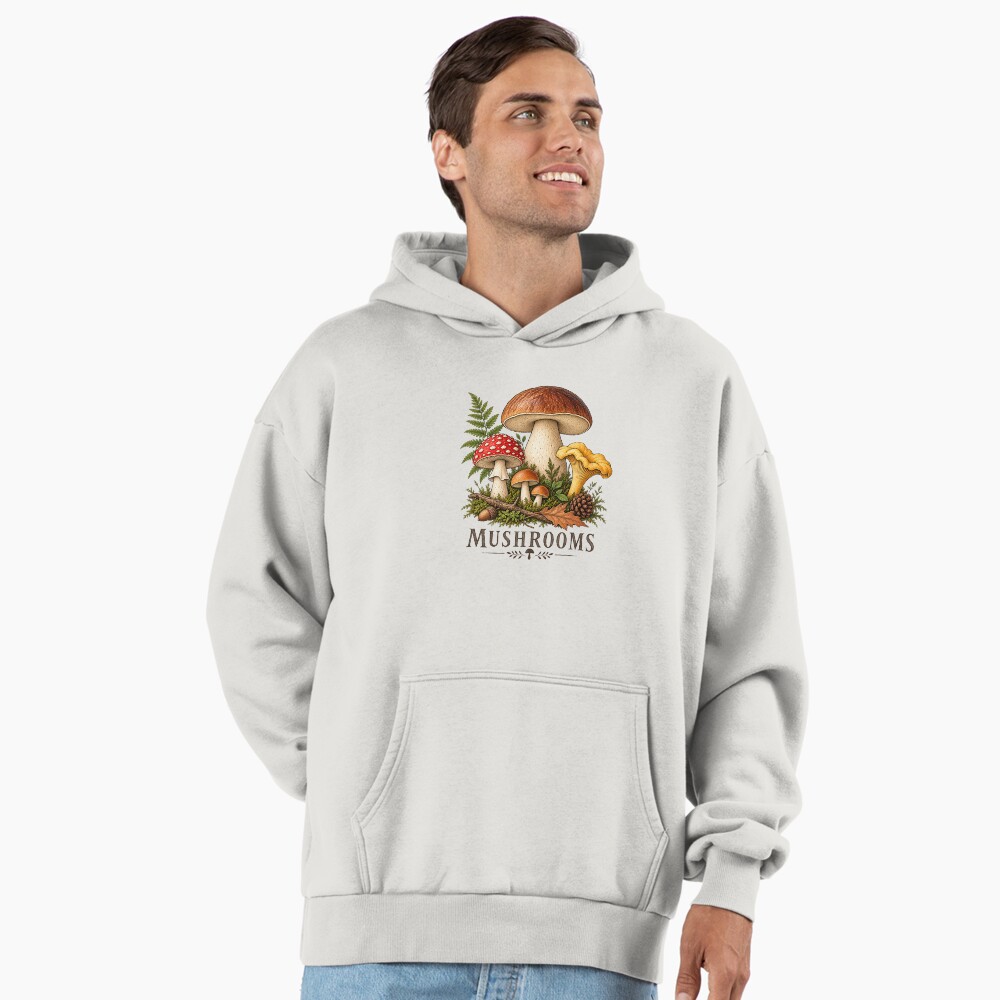 Vista previa del artículo con la obra «Sudadera con capucha oversize prémium», diseñado y vendido por Zeewind.