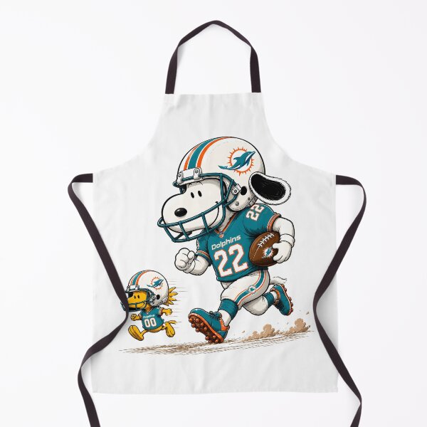 Item preview, Miami Dolphins Funny Snoopy and Woodstock Players Football Team designed and sold by Har-vee.