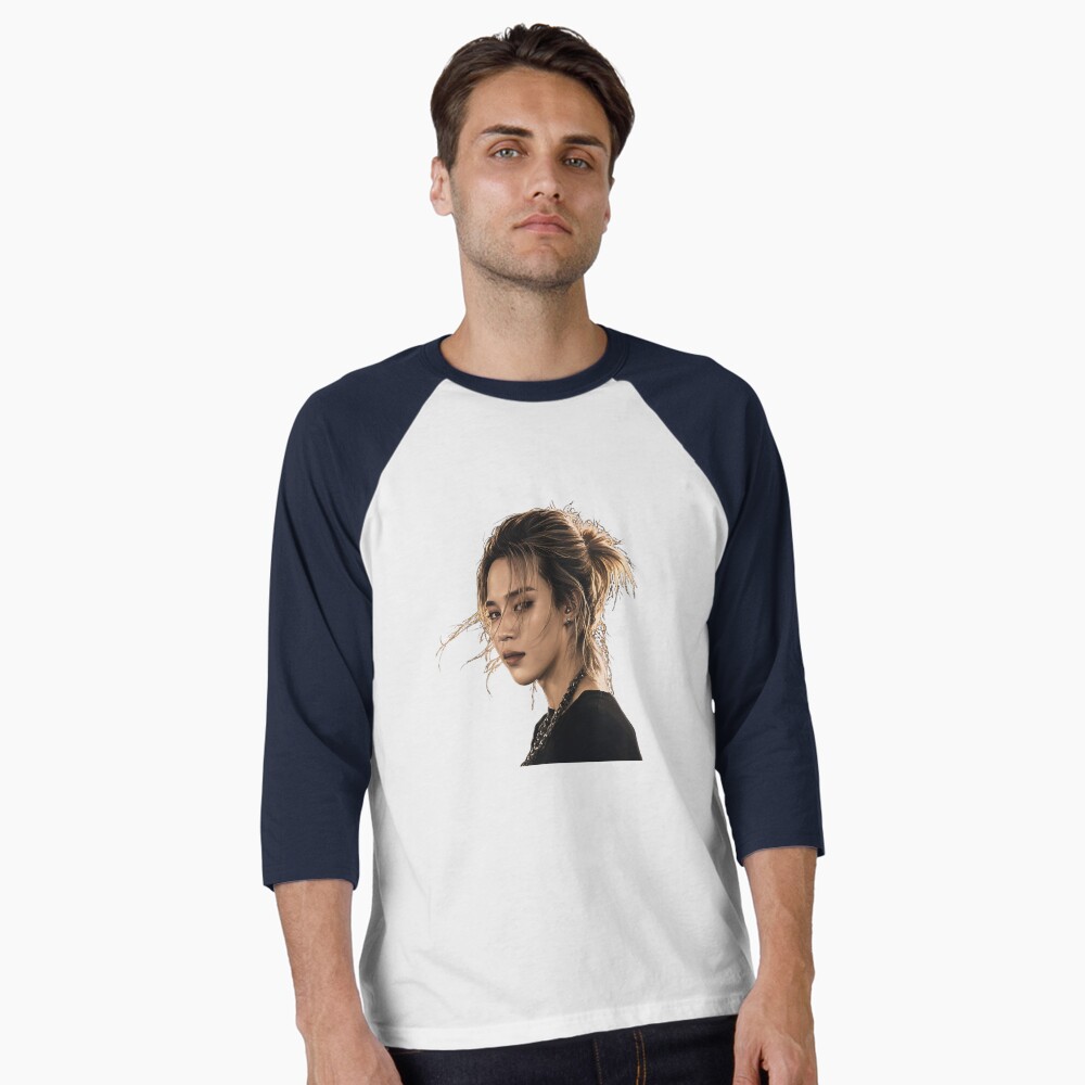 Vista previa del artículo con la obra «Camiseta ¾ estilo béisbol», diseñado y vendido por ManggaeJM.