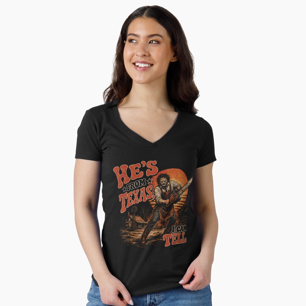 Vista previa del artículo con la obra «Camiseta entallada de cuello en V», diseñado y vendido por Gaea1.