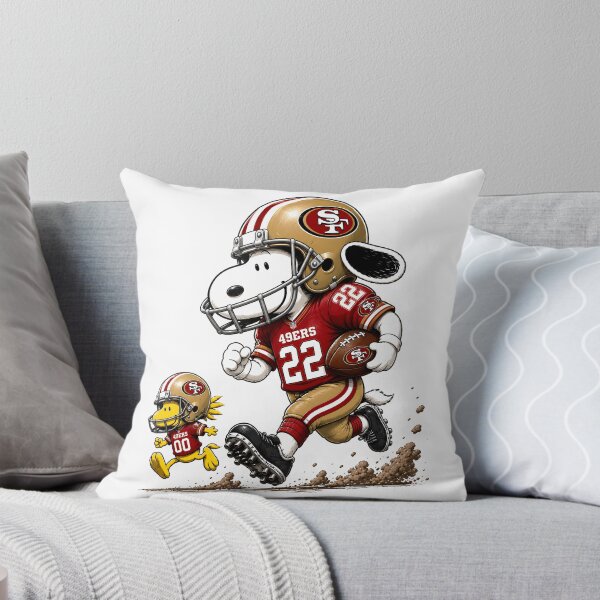 Artikelvorschau, San Francisco 49ers Lustiges Snoopy- und Woodstock-Spieler-Footballteam entworfen und verkauft von Har-vee.