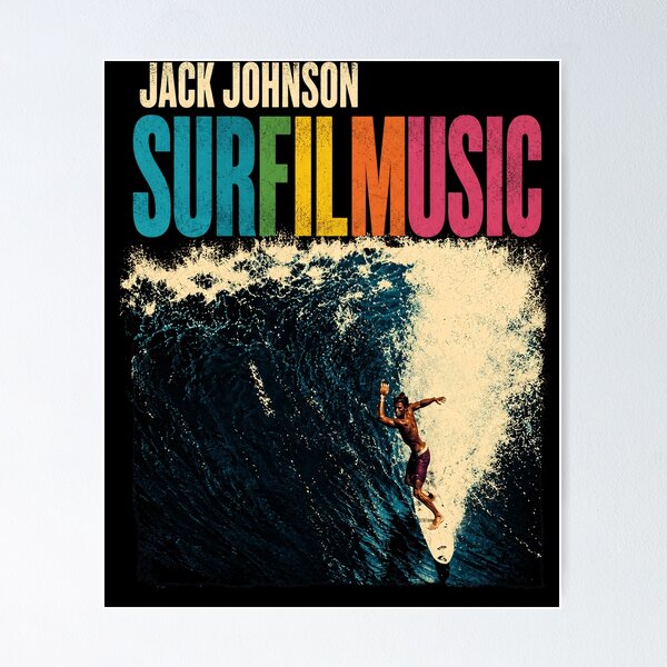 Artikelvorschau, Jack Johnson SURFILMUSIC Tour 2026 Vintage Hawaiian Music Style entworfen und verkauft von ZeigerMax.