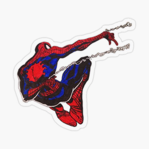 Artikelvorschau, Spider-Man-Zeichnung entworfen und verkauft von Springfart.