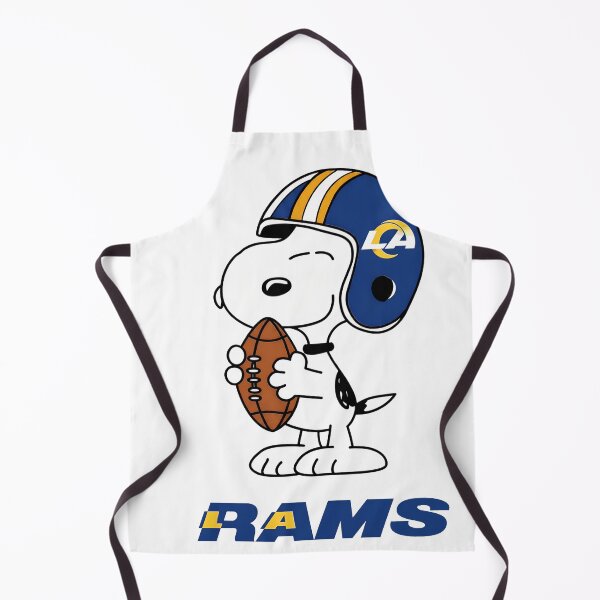 Item preview, Snoopy Rams Football Helmet designed and sold by Odd-Rainbow-Ink.