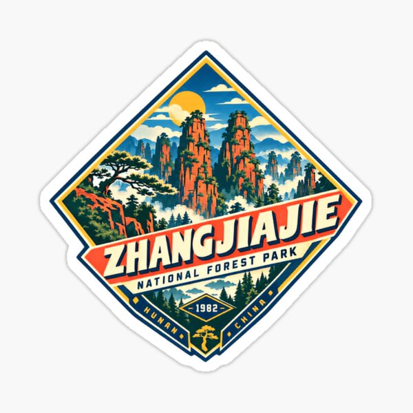 Item preview, Parque Nacional Forestal de Zhangjiajie, Hunan, China, 1982. Monumento turístico. designed and sold by Simsimah26Parks.