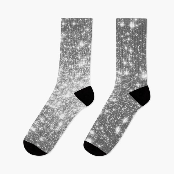 Item preview, Galaxia gris plateada con estrellas brillantes Diseño espacial designed and sold by 2sweetsDesign.