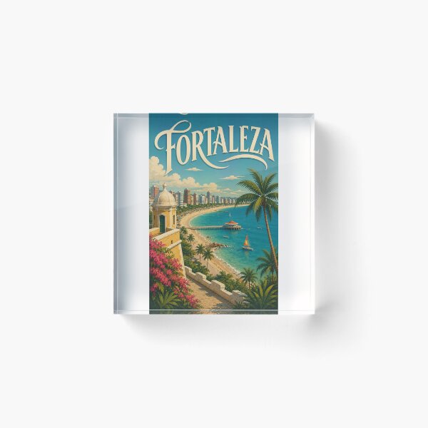 Item preview, Fortaleza Brasil Costa de Ceará y Costa Atlántica designed and sold by Places On Earth.