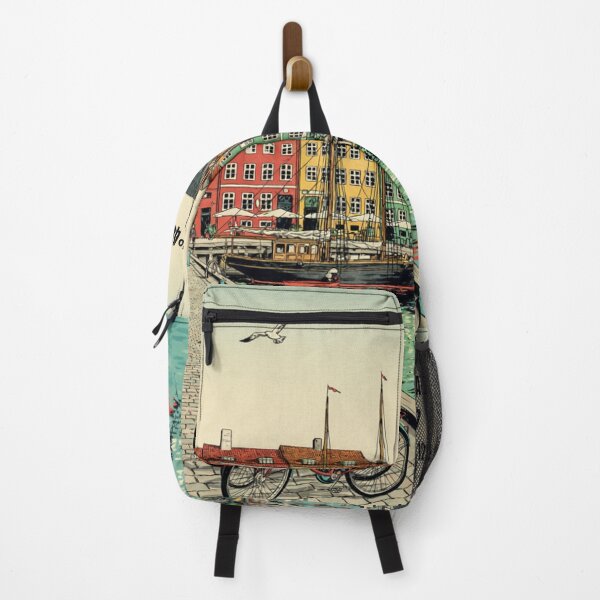 Item preview, Copenhagen Denmark Retro Comic City Portrait No. 01 designed and sold by Malaryk.