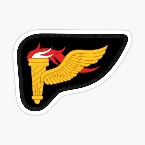 Aperçu de l'œuvre Insigne de l'aile dorée « Éclaireur de l'armée américaine » avec torche enflammée créée et vendue par CharlieDesings.