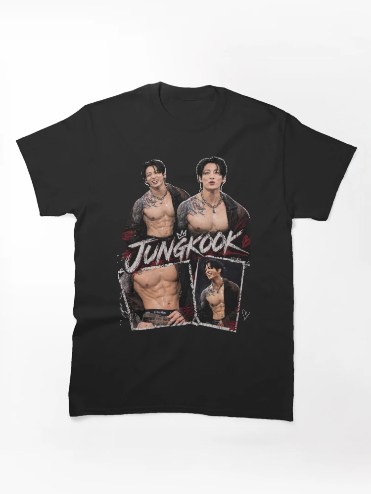 Imagen 1 de 7, Camiseta clásica con la obra JEON JUNGKOOK: Maknae dorado , diseñada y vendida por JTitli.
