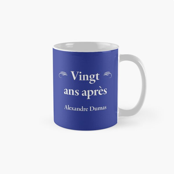 Aperçu de l'œuvre Alexandre Dumas Vingt et après la littérature classique créée et vendue par CharlottePlaceArt.