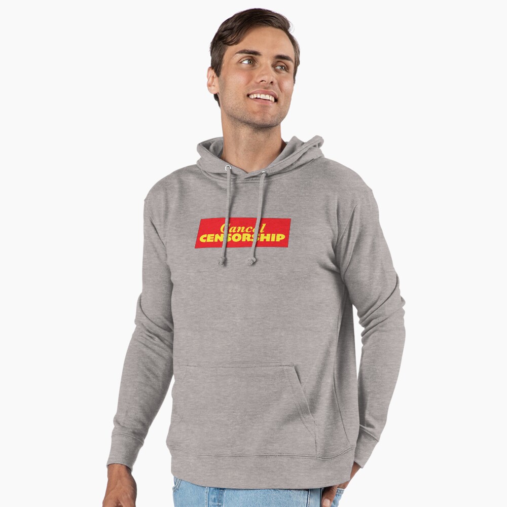 Vista previa del artículo con la obra «Sudadera ligera con capucha», diseñado y vendido por Visual Banter.