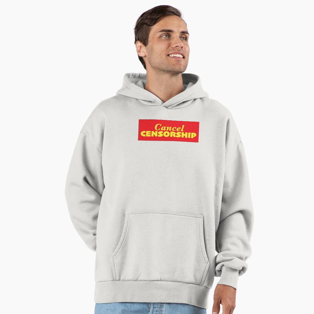 Vista previa del artículo con la obra «Sudadera con capucha oversize prémium», diseñado y vendido por Visual Banter.