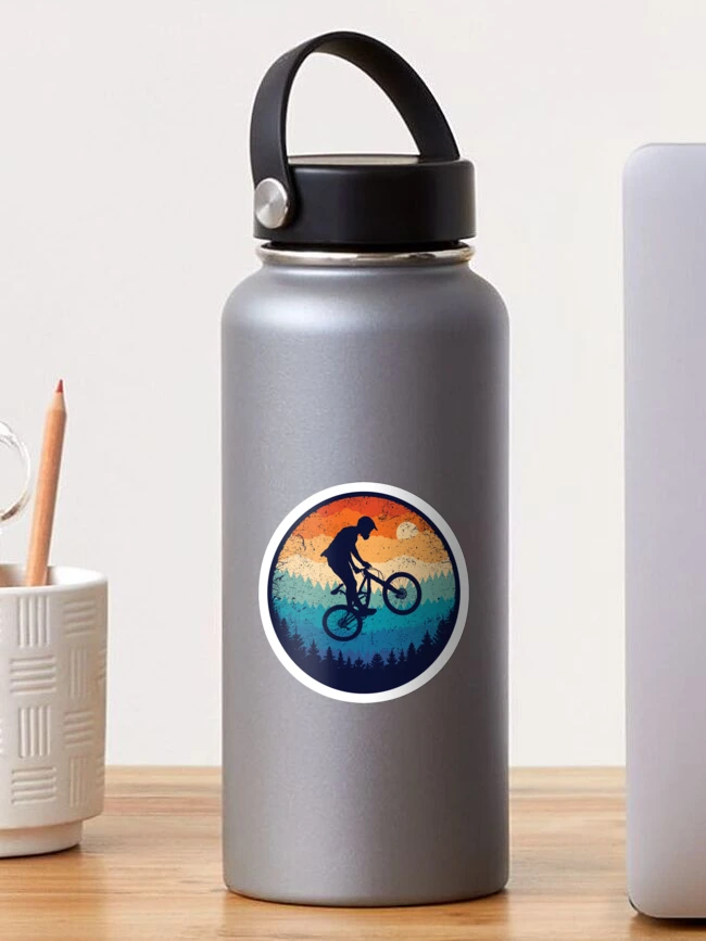 Thumbnail 1 von 3, Sticker, Mountainbiken Retro designt und verkauft von TigerTom Design.