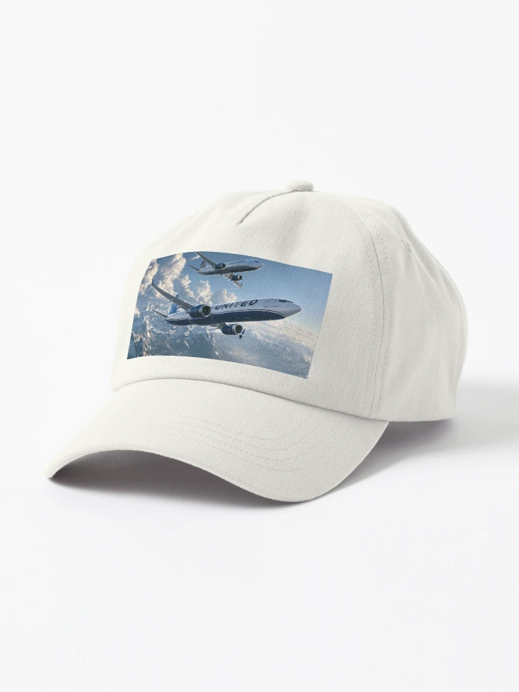 Thumbnail 1 of 3, Cap, United Airlines Mountain Majesty designed and sold by Skyframe Aviation.