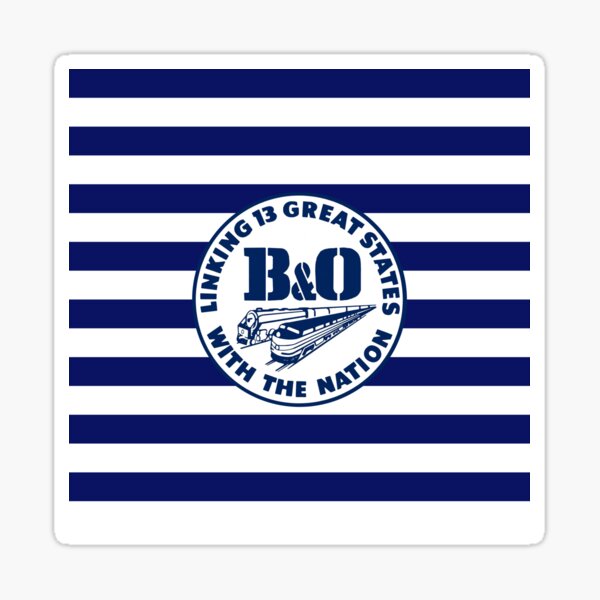 Aperçu de l'œuvre Logo B&O - 13 Grands États créée et vendue par Trains-and-Rail.