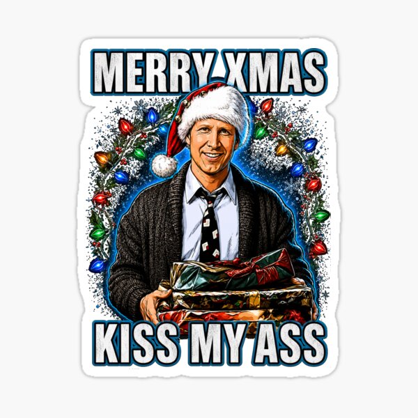 Aperçu de l'œuvre Joyeux Noël, embrassez-moi créée et vendue par American Artist Designs.