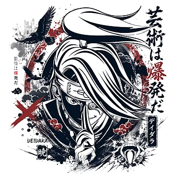 Artwork thumbnail, Deidara — Art Is an Explosion by Design4alejandro