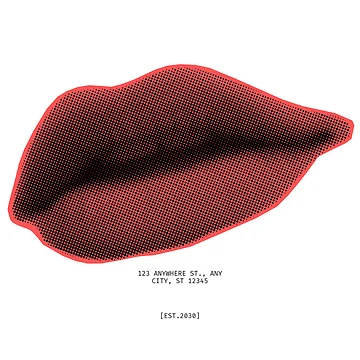 Aperçu de l'œuvre Lèvres rouges de spaceeshop