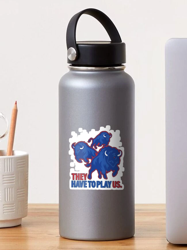 Thumbnail 1 of 3, Sticker, Blue Buffalo Game Day designed and sold by gokgun343.