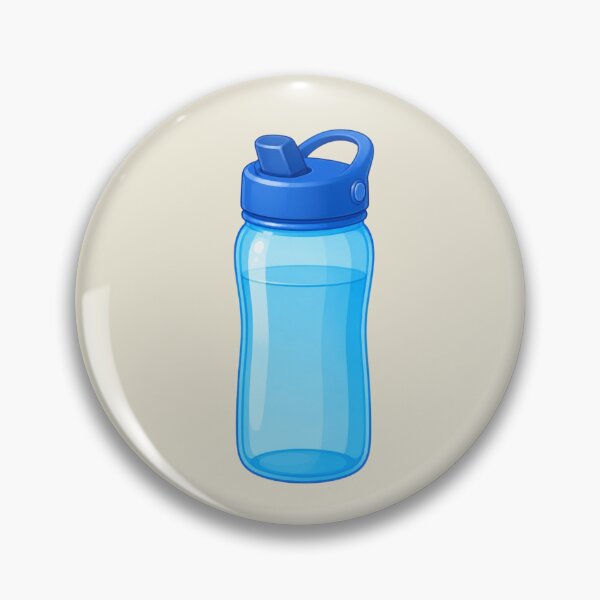 Item preview, Cute Blue Water Bottle Illustration for Hydration and Fitness Lovers designed and sold by Theproxmrt.