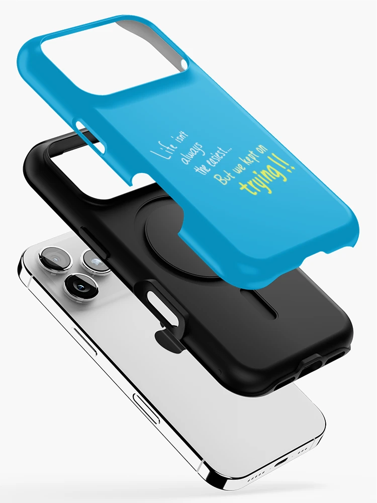 Thumbnail 2 of 4, iPhone Case, Keep Trying! designed and sold by Chibi-Stickerz.