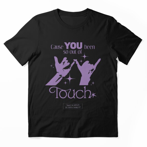 Aperçu de l'œuvre Paroles de la chanson Touch de KATSEYE Parce que tu as été tellement déconnecté créée et vendue par MandyCatelyn.