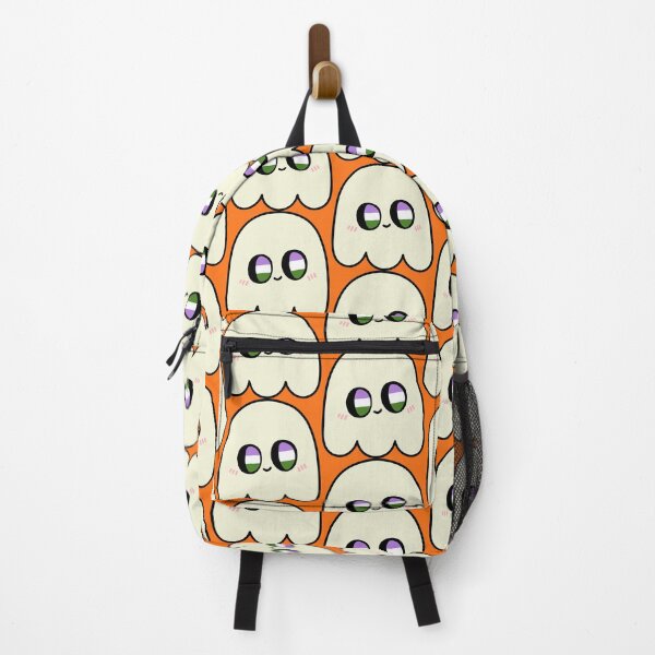 Item preview, Queer-Boo – Kawaii Genderqueer Pride Halloween Ghost designed and sold by Cannaxes Studio.