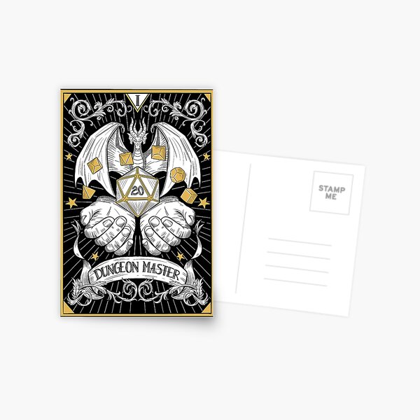 Item preview, D&D Dungeon Master Tarot (oscuro) designed and sold by elgraphinx.