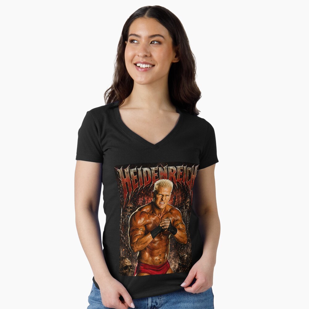 Artikel-Vorschau von Tailliertes T-Shirt mit V-Ausschnitt, designt und verkauft von TeeCodes.