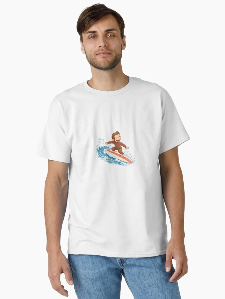 Thumbnail 2 von 7, Classic T-Shirt, Surfing George designt und verkauft von Jadedoodle.