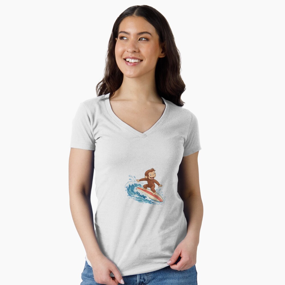 Artikel-Vorschau von Tailliertes T-Shirt mit V-Ausschnitt, designt und verkauft von Jadedoodle.