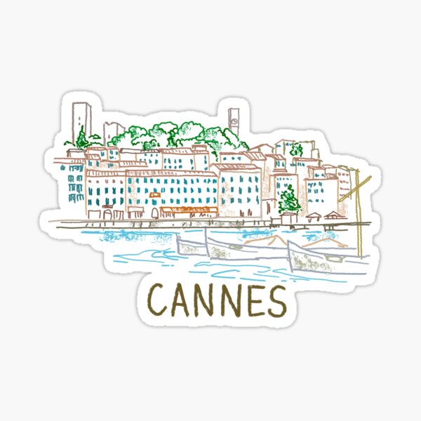 Aperçu de l'œuvre Cadeau souvenir de Cannes France pour les touristes créée et vendue par MichaeIRellov.