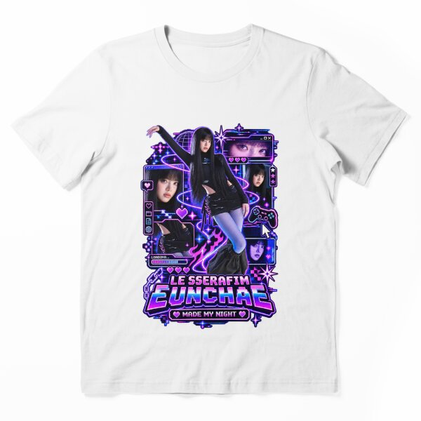 Item preview, LE SSERAFIM Eunchae me hizo la noche Merchandising digital cyberpunk designed and sold by Valereekmerch.