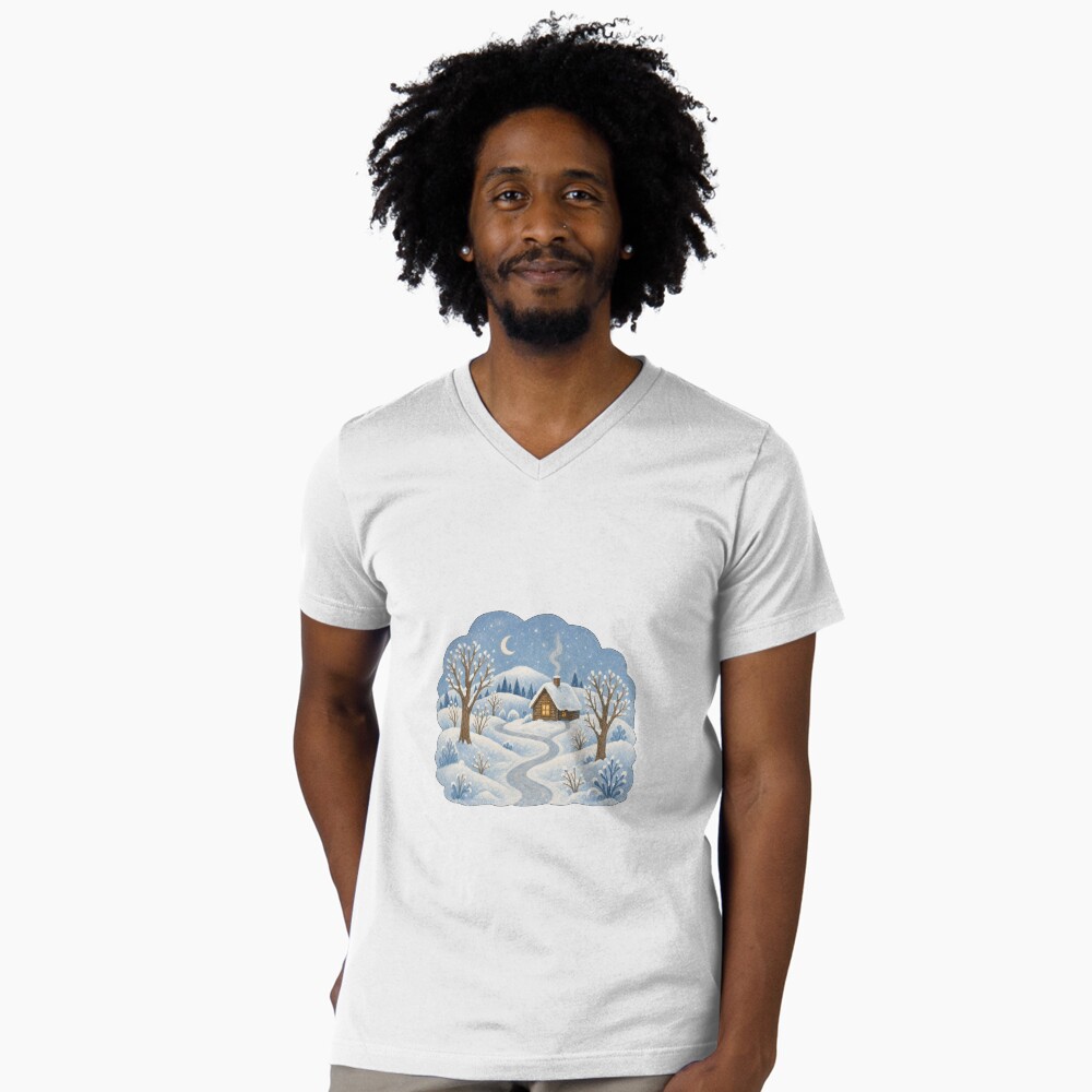Artikel-Vorschau von T-Shirt mit V-Ausschnitt, designt und verkauft von STOXT.