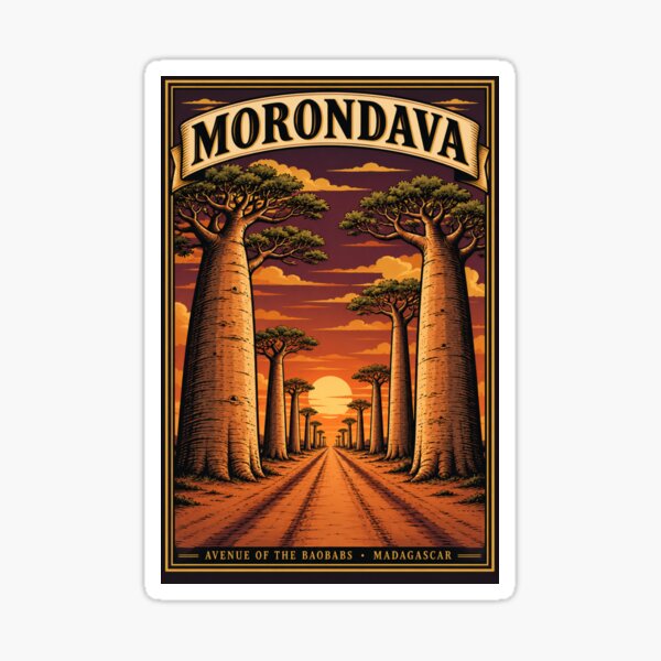Aperçu de l'œuvre Morondava - Madagascar créée et vendue par GoodOldVintage.